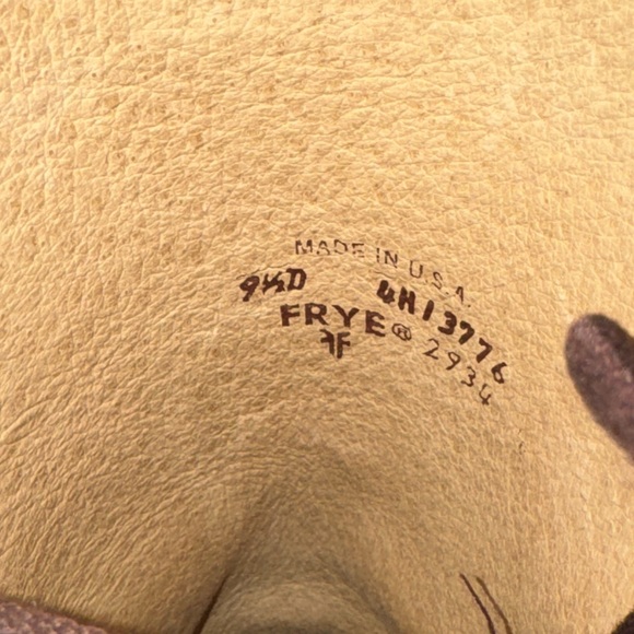 Frye Women's Red Leather Heeled Boots - Picture 5 of 6